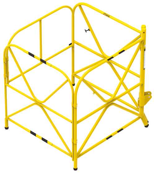 Xtirpa by Safewaze IN-2108 - Manhole guard with integrated mast 1067mm (42"H x 39"W) OPTION #1 BARRICADE