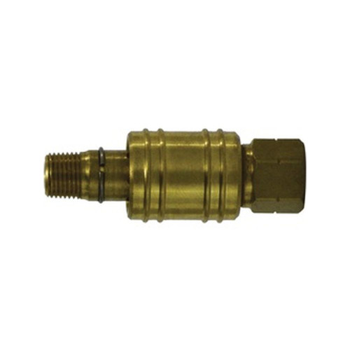 Midland Industries 20780 - Slide Valve, 1/8" Nominal, Male x Female Connection, Brass Body
