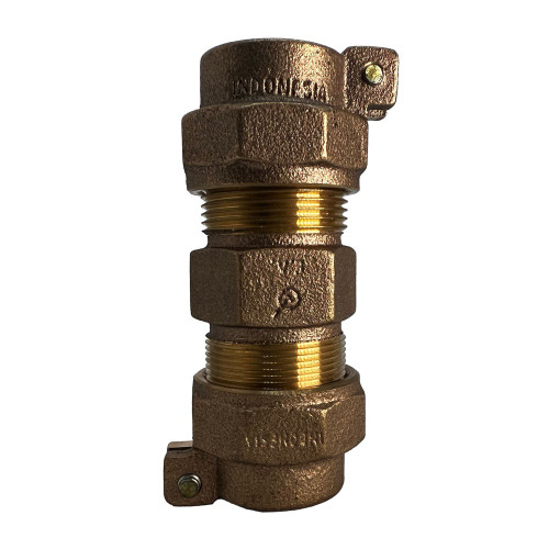 Midland Industries 9631212LF - Pack Joint Coupling, 3/4" CTS x 3/4" PEP Compression, Bronze