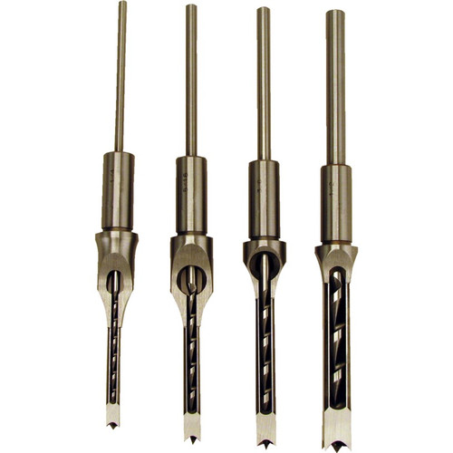 Powermatic 1791096 Premium Mortise Chisel & Bits, Set of 4