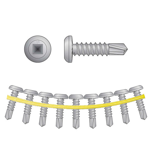 QuikDrive FPHSD34S1214 - #12 x 3/4" Steel Framing Screw 2500ct