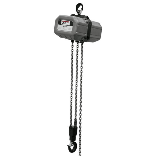 JET 111000 - 1SS-1C-10, 1-Ton Electric Chain Hoist 1-Phase 10' Lift