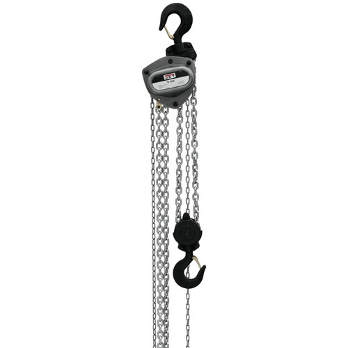 JET 208120 L-100-500WO-20, 5-Ton Chain Hoist, 20' Lift & Overload Protection