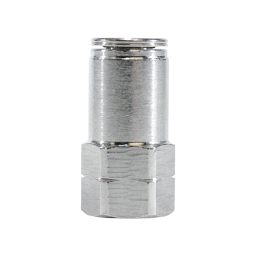 Midland Industries 20036NIC - Adapter w/ Nickel Collet, 3/8" Push to Connect x 1/4" FPT, Brass,