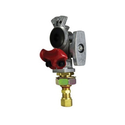 Midland Industries 39524 - Knob-Style Emergency Shut-Off Gladhand, Rubber Seal, Aluminum Body
