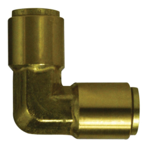 Midland Industries 655321A - Union Elbow, 1/8" Push-In x 1/8"  Push-In, Brass