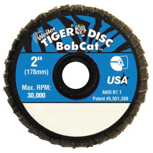 WEILER 50935 Bobcat Flat Flap Disc, 2