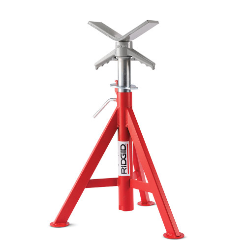 RIDGID 56672 Roller Head High Pipe Stand - Model RJ-99