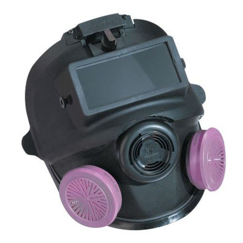 Honeywell 54001W 5400 Series Low Maintenance Full Facepiece Respirators, Small w/ Welding Attachmt