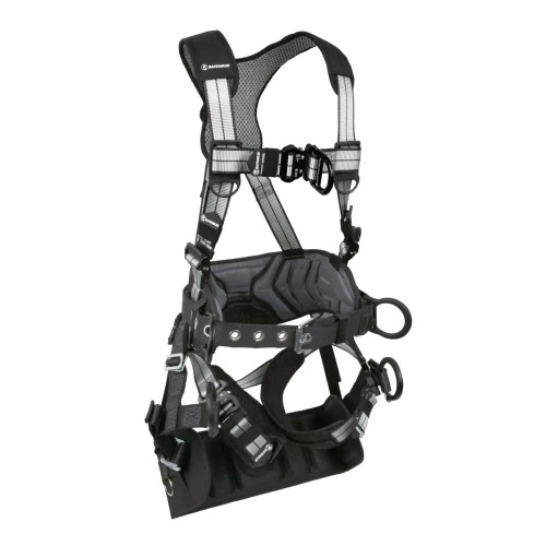 Safewaze 024-1488 - PRO+ Slate Tower Construction Harness: Alu 3D, Alu QC Chest, Alu FD, Alu QC Legs, Tower Seat