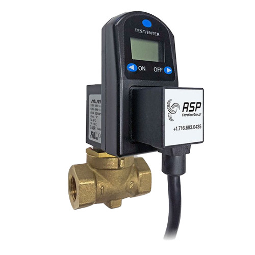 Air System Products DDV720-24-115 - Compact Timer Drain w/ 1/2" Valve, 115V