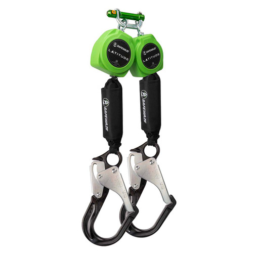 Safewaze 024-5429 - Latitude 11' Dual Web SRL-P: 9013 BWB, Alu Rebar Hooks