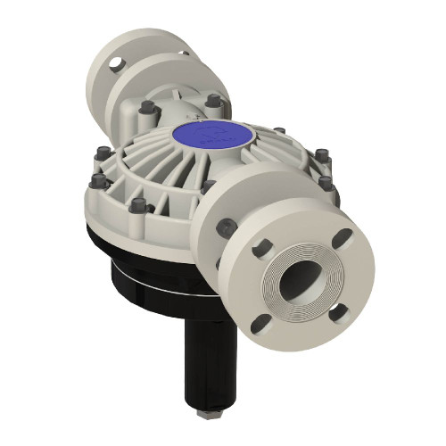 GRACO 2000470 - 1.5" i-Series Polypropylene Pulsation Dampener w/ PP Seats & BN Diaphragm