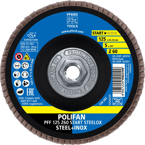 PFERD 63918 - Flap Disc, 5