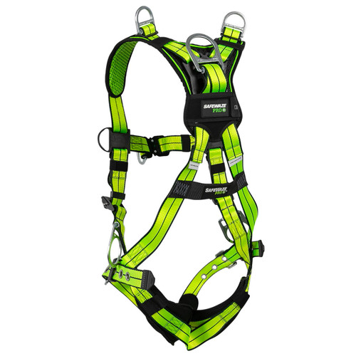 Safewaze 025-1774 - PRO+ Full Body Retrieval Harness: 3D, Shoulder D's, QC Chest, FD, TB Legs (L/XL)