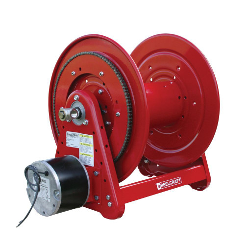 EA38112 M12D – 1/2 in. x 200 ft. Heavy Duty 12 V DC Motor Driven Pressure Wash Hose Reel