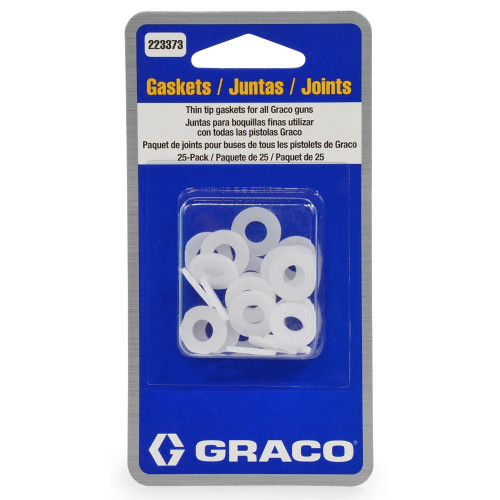 GRACO 223373 – Thin Tip Gasket, 25-Pack