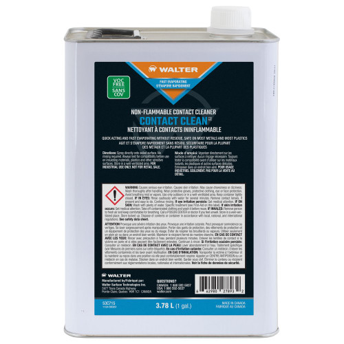 WALTER 53C715 - Contact Clean 3.78L Jug