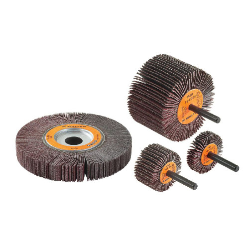 WALTER 15F212 - 2" x 3/8" COOLCUT Flap Wheel 120 Grit, 1/4" Shaft