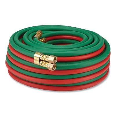BLUE STAR HTI38X25T - Grade T Twin Welding Hose 3/8" x 25' w/ Fittings