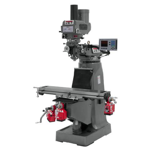 JET 690400 JTM-4VS Mill w/ 3-Axis 200S (Knee) and Power Draw Bar
