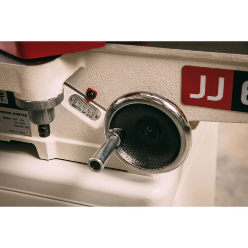 JET 708466DXK JJ-6HHDX, 6" Long Bed Jointer with Helical 