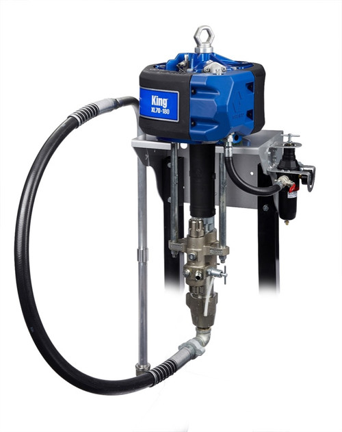 GRACO K70FW0 - King 70:1 Sprayer, Integrated Filter, Wall Mount, Air Controls, Siphon Kit