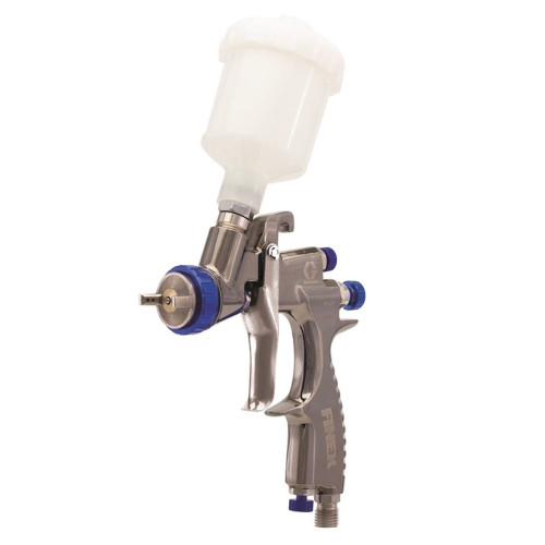 GRACO 289258 - Finex Air Spray Gravity Feed Gun, Mini, HVLP .039" Needle / Nozzle Size, 29 PSI