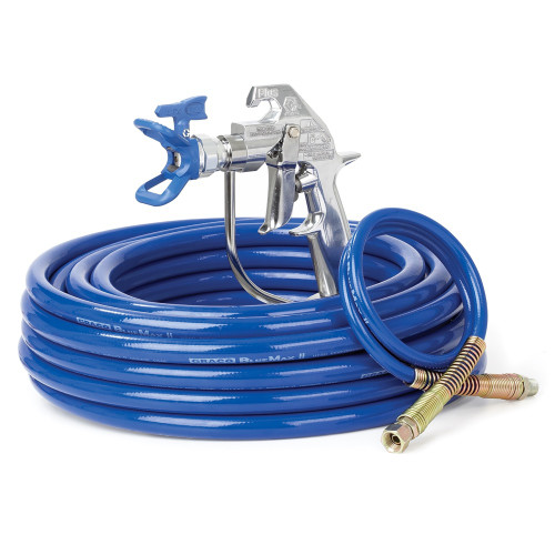 GRACO 287095 - Flex Plus Airless Spray Gun, RACX, BlueMax II Airless Hose, 1/4" x 50 ft, 3 ft Whip Hose