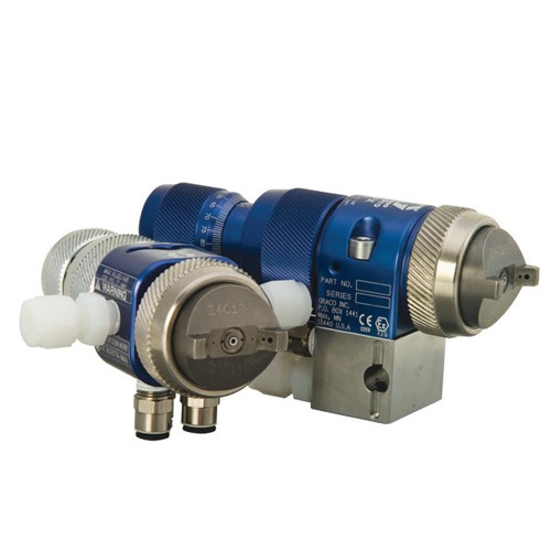 GRACO 24B891 - AirPro EFX Auto Air Spray Gun, Direct Connect, LVMP, 0.051" Nozzle, SST Tip, Indexing Fluid Adjust Knob