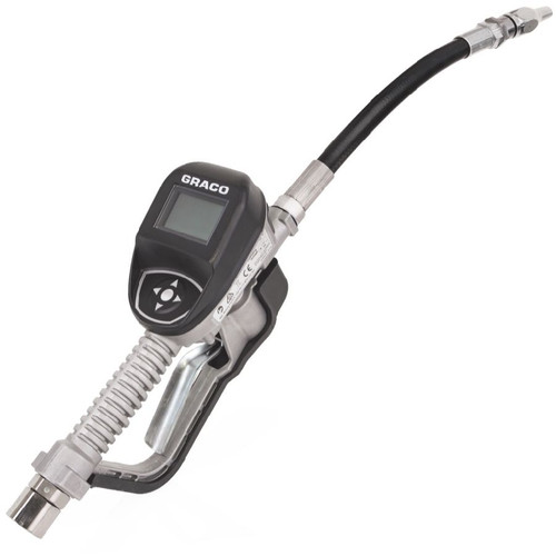 GRACO 25M411 - SDM18 Series Electronic Manual Oil/Antifreeze Meter - Flexible Extension - 1/2" Inlet