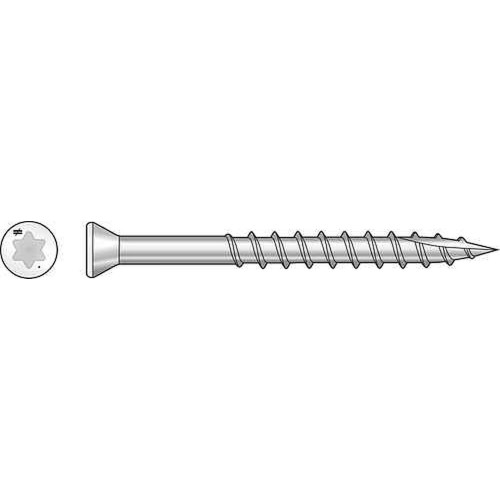 Simpson Strong-Tie S07225FTBWH01 - #7 x 2-1/4" 305SS WH01 Trim Head Screw T-15 1750ct
