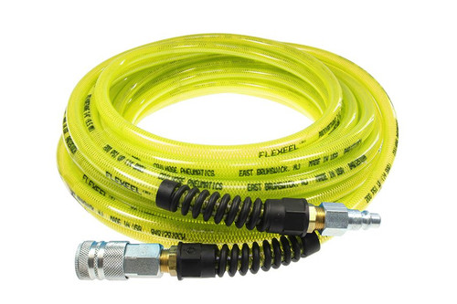 Coilhose PFE6100TYS58C Flexeel Hose 3/8" x 100' 3/8" Industrial Coupler/Connector Yellow