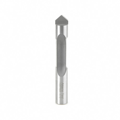 Amana HSS11006 HSS Panel Pilot 1/2 D x 1 CH x 1/2" Shank Straight Router Bit