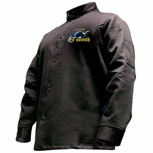 Steiner 1360-2X CF-Series Welding Jacket Black Carbonized Fiber, Size 2XL