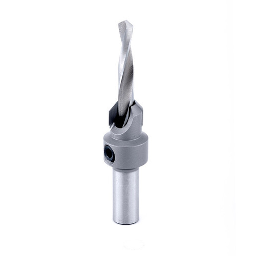 Amana 55212 Carbide Tipped Countersink #12 Screw 15/32 D x 7/32 Drill D x 3/8 Round Shank
