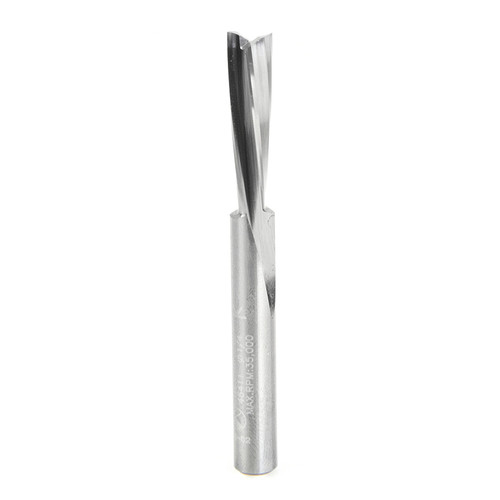 Amana 46411 Solid Carbide Slow Spiral O Flute Acrylic Cutting 1/4 Dia x 1 Inch x 1/4 Shank Down-Cut Router Bit