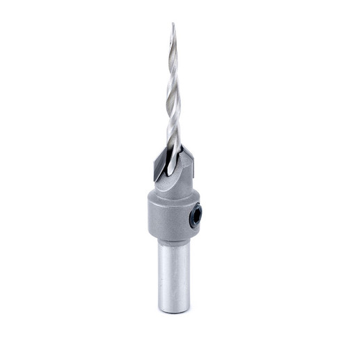 Amana 55604 Carbide Tipped Countersink Taper #6 Screw 3/8 D x 9/64 Drill D x 5/16 Round Shank