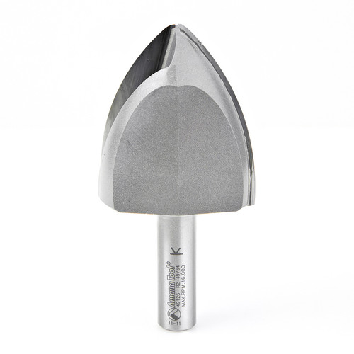 Amana 49126 Carbide Tipped Large R Ovolo 2-3/4 R x 2-3/16 CH x 2-1/16 D Extra Large Cove Router Bit