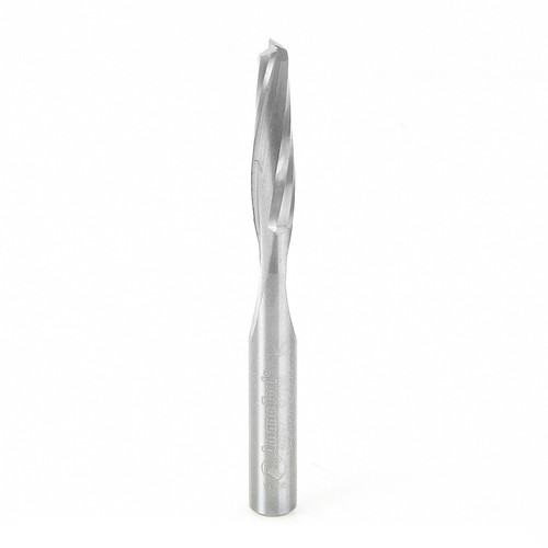 Amana 46247 CNC Spiral Plunge for Solid Wood 7/32 D x 1 CH x 1/4 Shank x 2-1/2" Up-Cut Router Bit