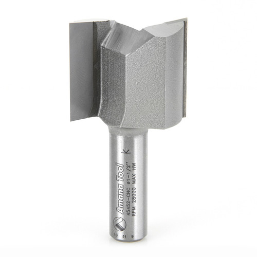 Amana 45452-CNC Carbide Tipped Straight Plunge 1-1/2 D x 1-1/4 CH x 1/2" Shank CNC Router Bit