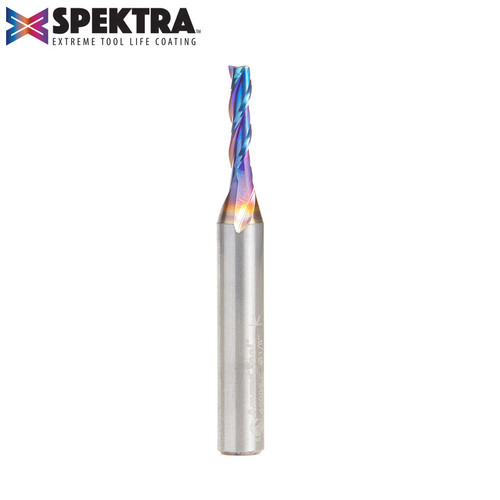 Amana 46001-K Spektra Spiral Plunge 1/8 Dia x 1/2 CH x 1/4 Shank 2" Up-Cut Router Bit