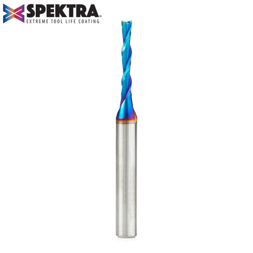 Amana 46125-K Spektra Spiral Plunge 1/8 Dia x 13/16 CH x 1/4 Shank 2-1/2" Up-Cut Router Bit