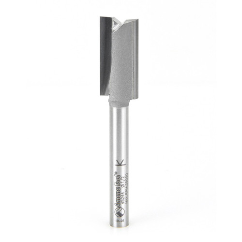 Amana 45244 Carbide Tipped Straight Plunge High Production 1/2 D x 1 CH x 1/4 Shank x 2-13/16" Router Bit