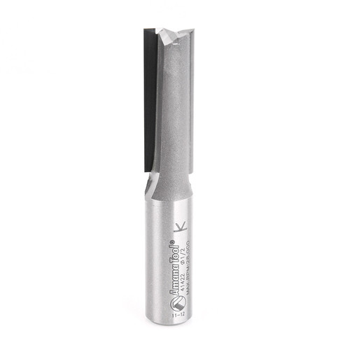 Amana 41422 Carbide Tipped Straight Plunge High Production 1/2 D x 1-1/2 CH x 1/2" Shank Router Bit