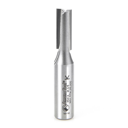 Amana 45414 Carbide Tipped Straight Plunge High Production 3/8 D x 1 CH x 1/2 Shank x 2-3/4" Router Bit