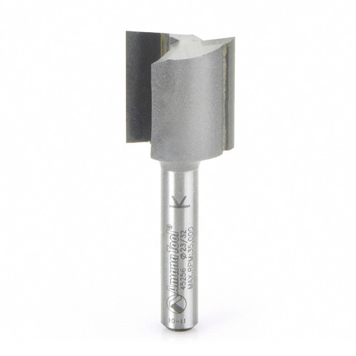 Amana 45256 Carbide Tipped Straight Plunge 18mm D x 3/4mm CH x 1/4" Shank Router Bit