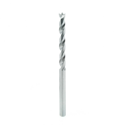 Amana 363003 Brad Point Drill Bit R/H 3mm D x 55mm Long x 3mm Shank