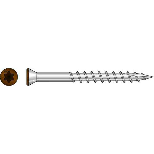 Simpson Strong-Tie S07225FTPTN01 - #7 x 2-1/4" 305SS TN01 Trim Head Screw T-15 350ct