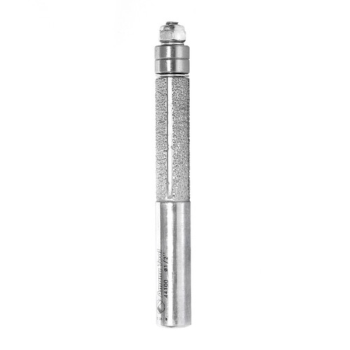 Amana 44100 Fiberglass and Carbon Fiber Cutting, Diamond Coated Flush Trim 1/2 D x 1-3/4 CH x 1/2" Shank Router Bit